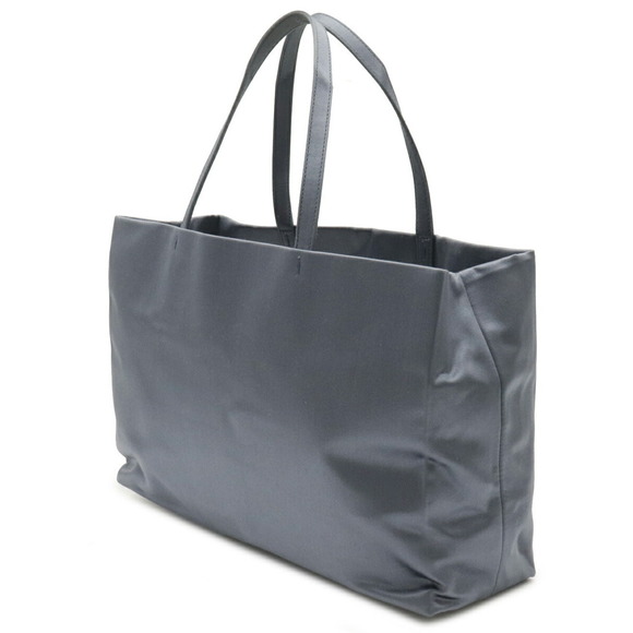 Prada Denim Handbag Metallic Satin Raso Blue - Picture 1 of 6
